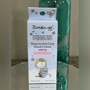 The Crème Shop x PEANUTS Time to Get Cozy Hand Crème, Wild Fig, new!